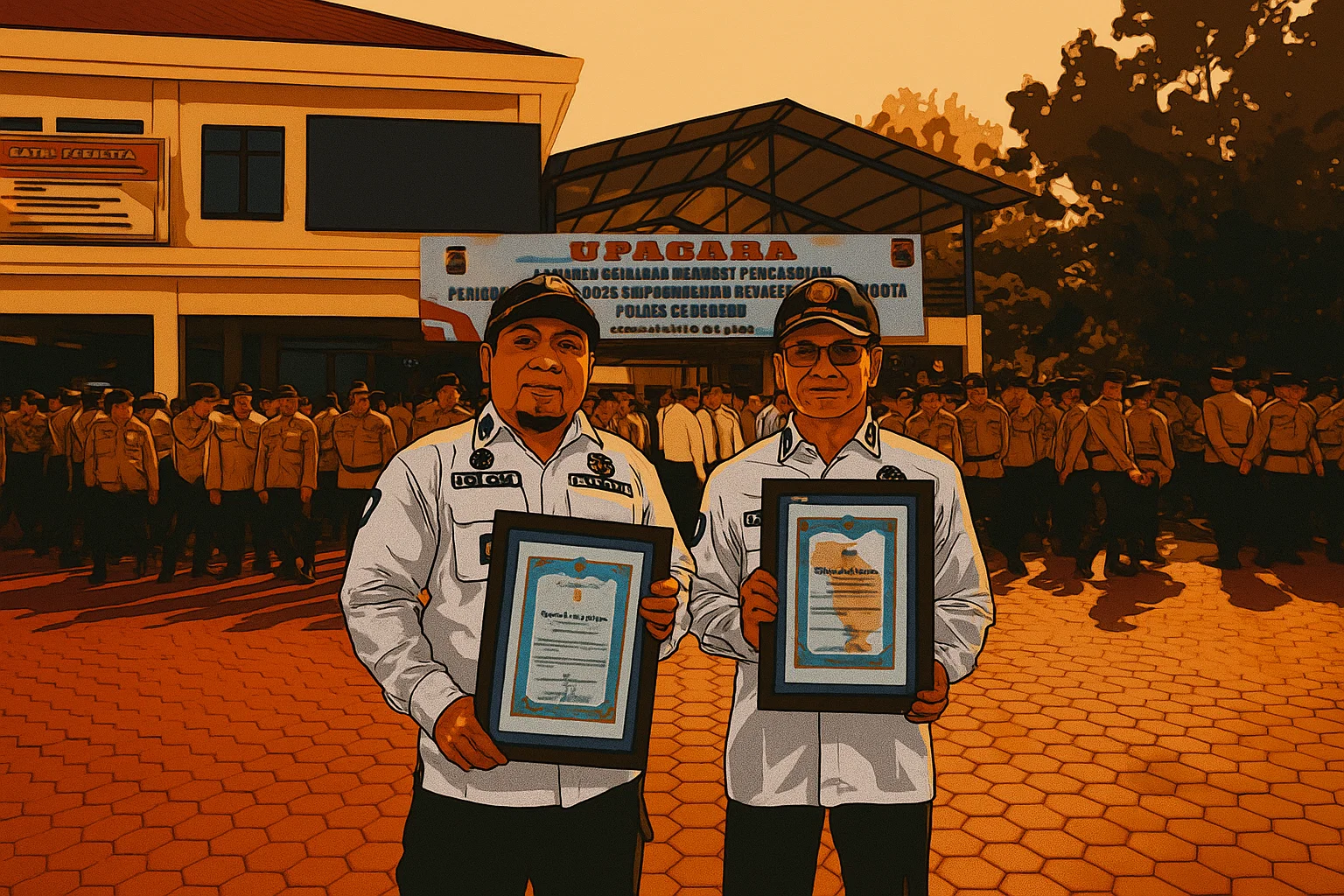 Ilustrasi - Penghargaan diserahkan langsung oleh Kapolres Grobogan AKBP Ike Yulianto dalam upacara resmi di Mapolres Grobogan, Rabu (30/7/2025).