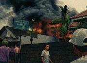 Ilustrasi - Sebuah asrama putra di Pesantren Al-Kahfi, Kecamatan Jampangkulon, Kabupaten Sukabumi, ludes dilalap si jago merah pada Kamis (31/7/2025).