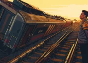 Ilustrasi - Kereta api Argo Bromo Anggrek rute Surabaya Pasar Turi-Gambir Jakarta anjlok di wilayah Pagaden, Kabupaten Subang, Jawa Barat, Jumat, 1 Agustus 2025.