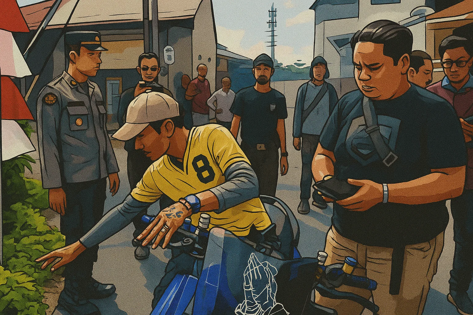 Ilustrasi - Polisi ringkus mata elang alias debt collector di Depok.