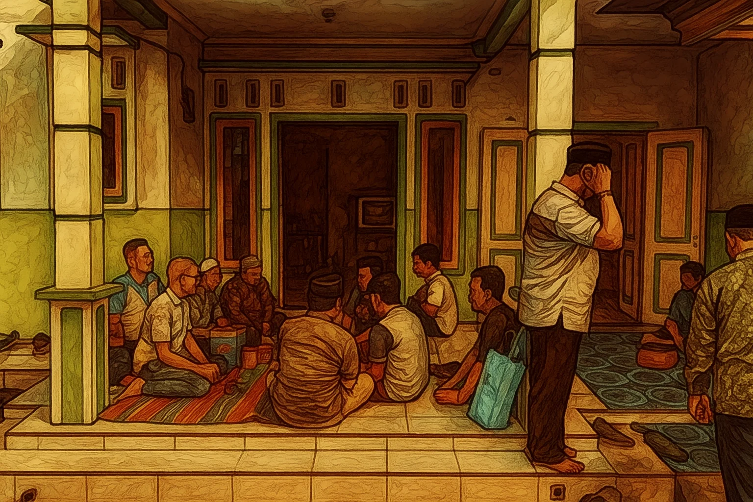 Ilustrasi - Suasana rumah Anik Mutmainnah (38), warga Desa Selok Awar-awar, Lumajang, uang meninggal mendadak saat menyaksikan acara sound horeg, Senin, 4 Agustus 2025.
