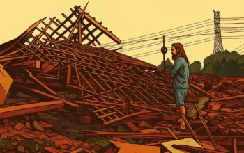 Ilustrasi - Hujan deras disertai angin kencang di Boyolali robohkan joglo, menewaskan satu orang.