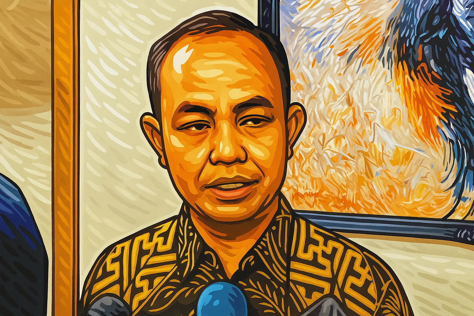 Ilustrasi - Ketua Komisi Pengaduan dan Penegakan Etika Pers Dewan Pers Muhammad Jazuli memberikan keterangan kepada wartawan di Gedung Dewan Pers, Jakarta, Selasa (5/8/2025).