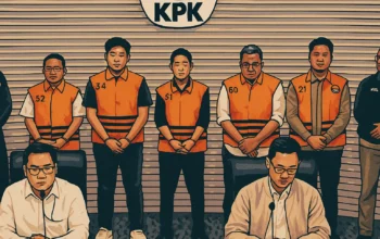 Ilustrasi - Tim penyidik Komisi Pemberantasan Korupsi (KPK) menangkap Bupati Kolaka Timur Abdul Azis di Makassar, Sulawesi Selatan, Kamis (7/8/2025) malam.