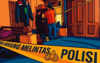 Ilustrasi - Polisi melakukan olah TKP atas dugaan bunuh diri pasangan suami istri dengan mengonsumsi racun tikus di Desa Panggungkalak, Kecamatan Pucanglaban, Kabupaten Tulungagung, Jawa Timur, pada Minggu (10 Agustus 2025).