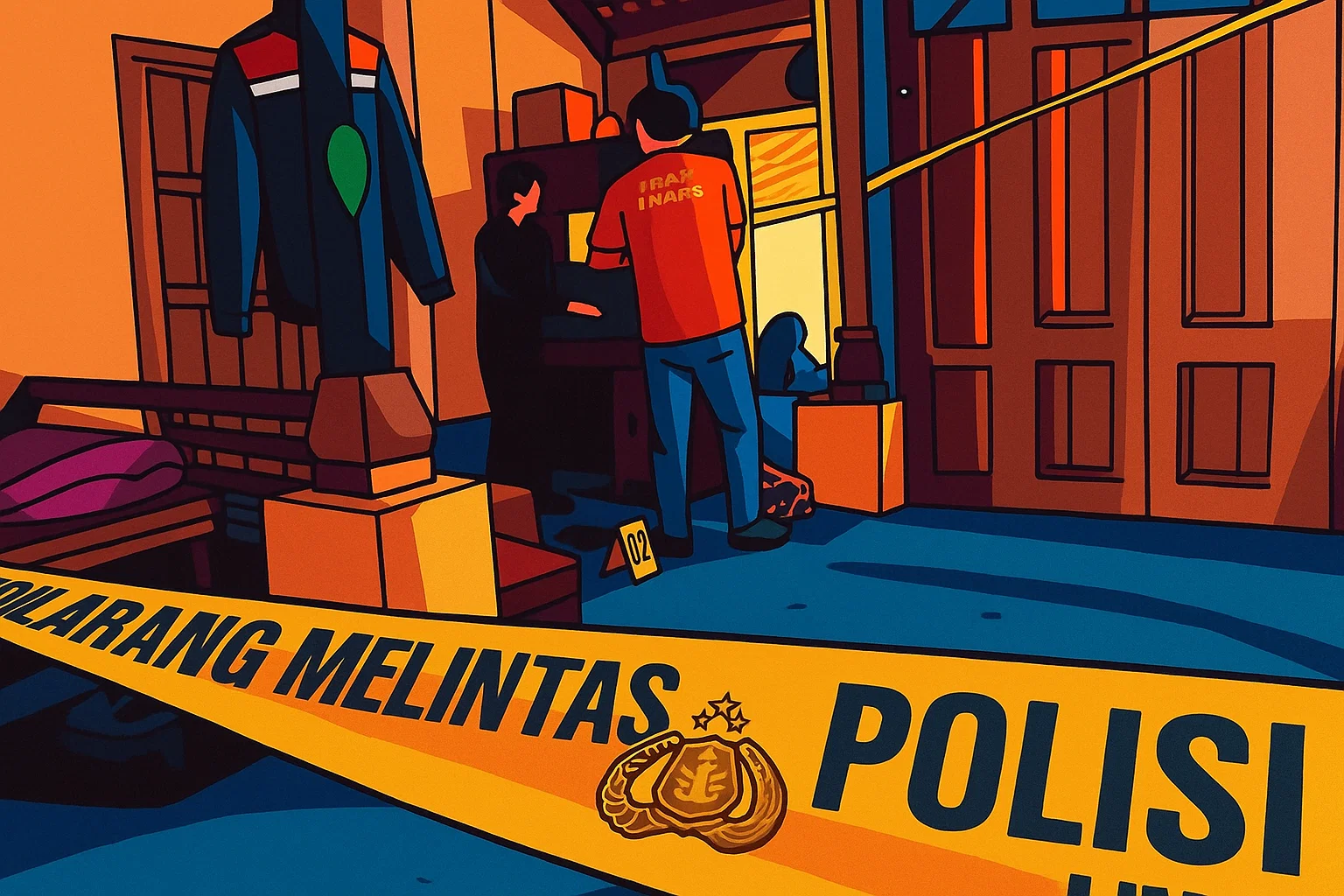 Ilustrasi - Polisi melakukan olah TKP atas dugaan bunuh diri pasangan suami istri dengan mengonsumsi racun tikus di Desa Panggungkalak, Kecamatan Pucanglaban, Kabupaten Tulungagung, Jawa Timur, pada Minggu (10 Agustus 2025).