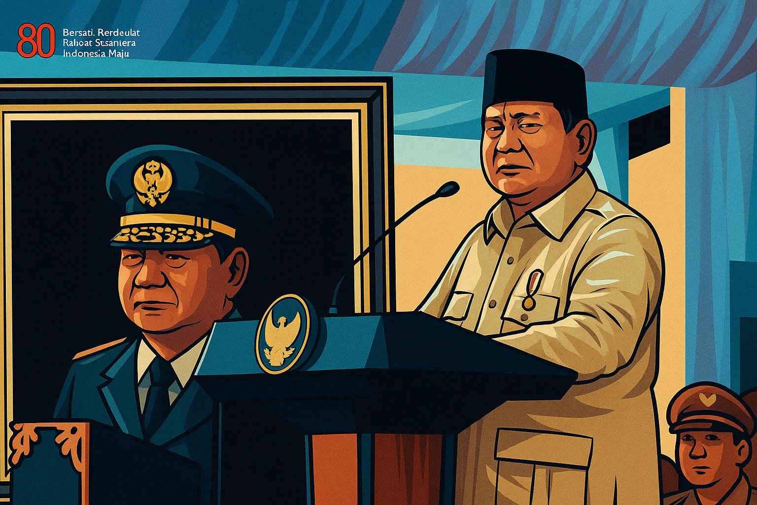 Ilustrasi - Presiden Prabowo Subianto dalam upacara Gelar Pasukan Operasional dan Kehormatan Militer di Batujajar, Kabupaten Bandung, Jawa Barat, Minggu (10/8/2025).