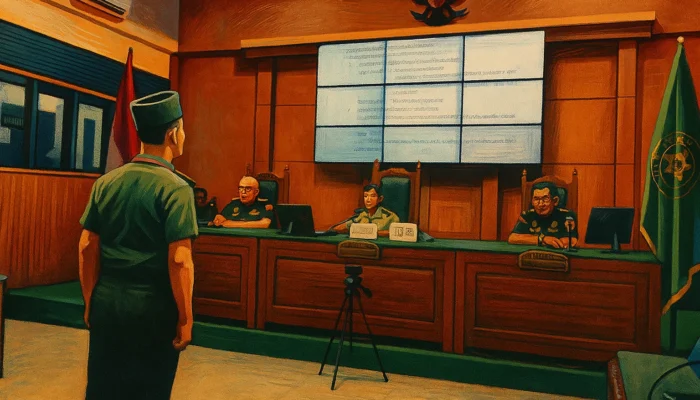 Peltu Yun Herry Lubis Divonis 3,5 Tahun Penjara dan Dipecat dari TNI Akibat Kasus Sabung Ayam yang Picu Penembakan Tiga Polisi