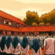 Ilustrasi - Sebanyak 100 siswa sekolah rakyat yang terpilih akan menghadiri langsung upacara HUT RI ke-80 di Istana Merdeka, Jakarta pada 17 Agustus 2025.