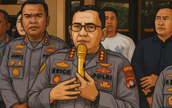 Ilustrasi - Kapolres Metro Jakarta Utara Kombes Pol Erick Frendriz mengungkapkan, anggotanya menangkap empat pelajar yang diduga terlibat dalam aksi penyiraman air keras terhadap seorang siswa SMK di Jalan Sungai Bambu, Tanjung Priok, Jakarta Utara pada Jumat, 1 Agustus 2025.
