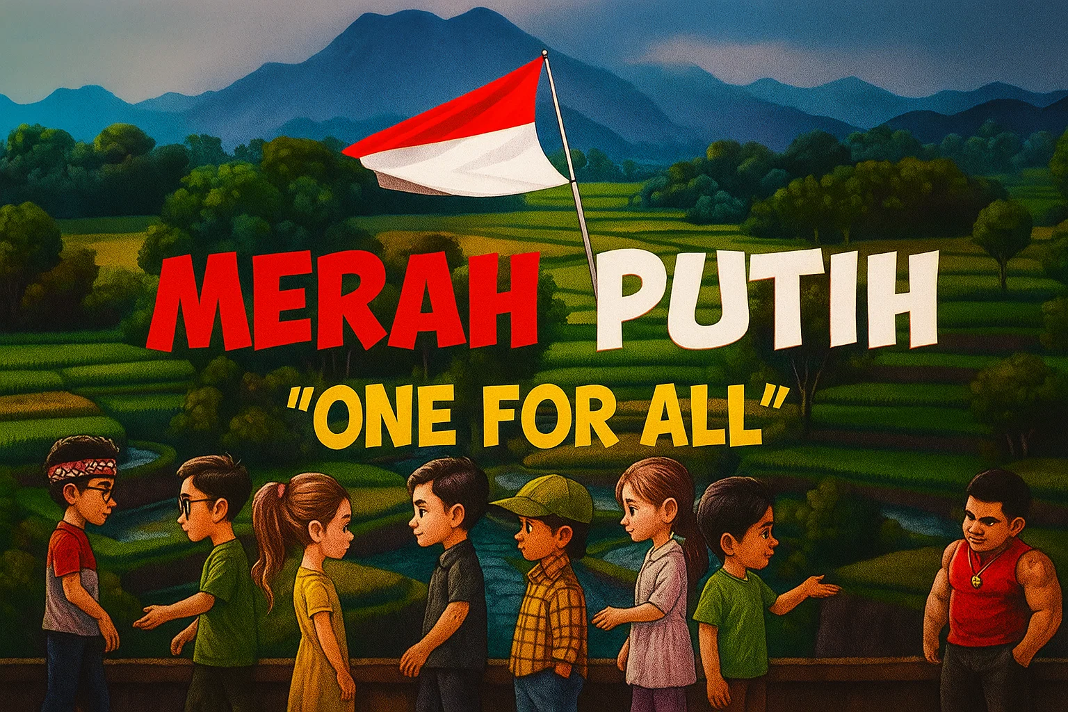 Ilustrasi - Film animasi Merah Putih One for All akan tayang di bioskop pada Kamis, 14 Agustus 2025.
