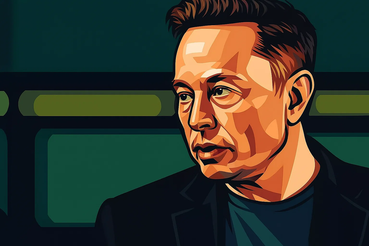 Ilustrasi - Elon Musk.