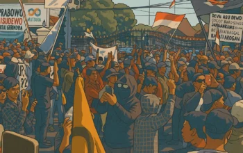 Ilustrasi - Suasana aksi demo Aliansi Masyarakat Pati Bersatu, Rabu 13 Agustus 2025.