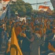 Ilustrasi - Suasana aksi demo Aliansi Masyarakat Pati Bersatu, Rabu 13 Agustus 2025.